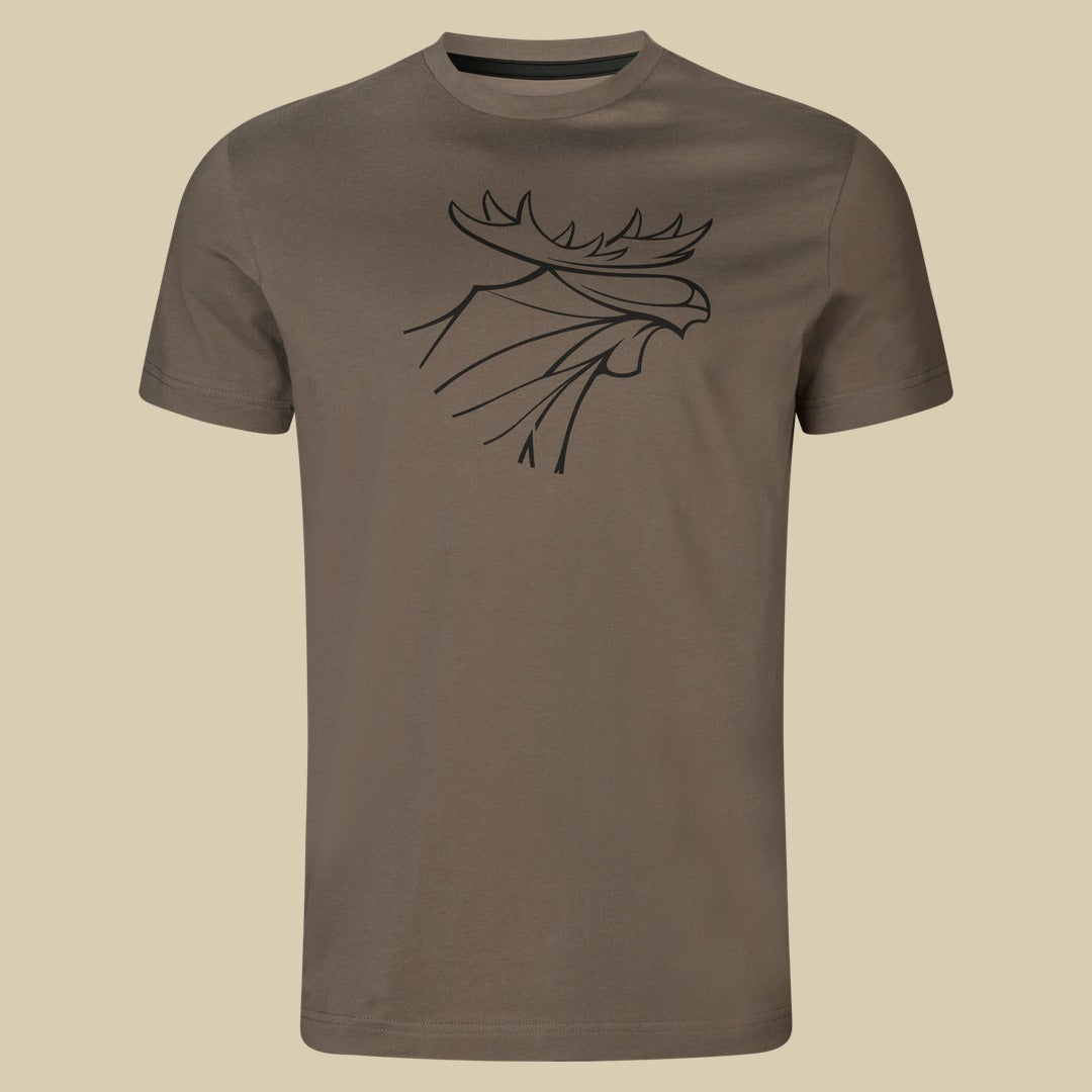 T-shirt Graphic lot de 2 Härkila - Brown granite/Phantom