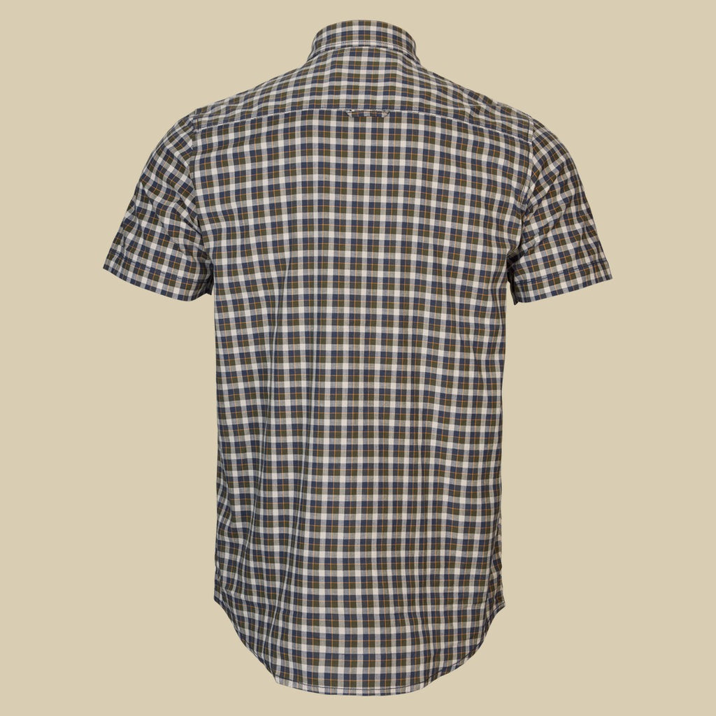 Chemise manches courtes Fjell Härkila - Naval Blue Check