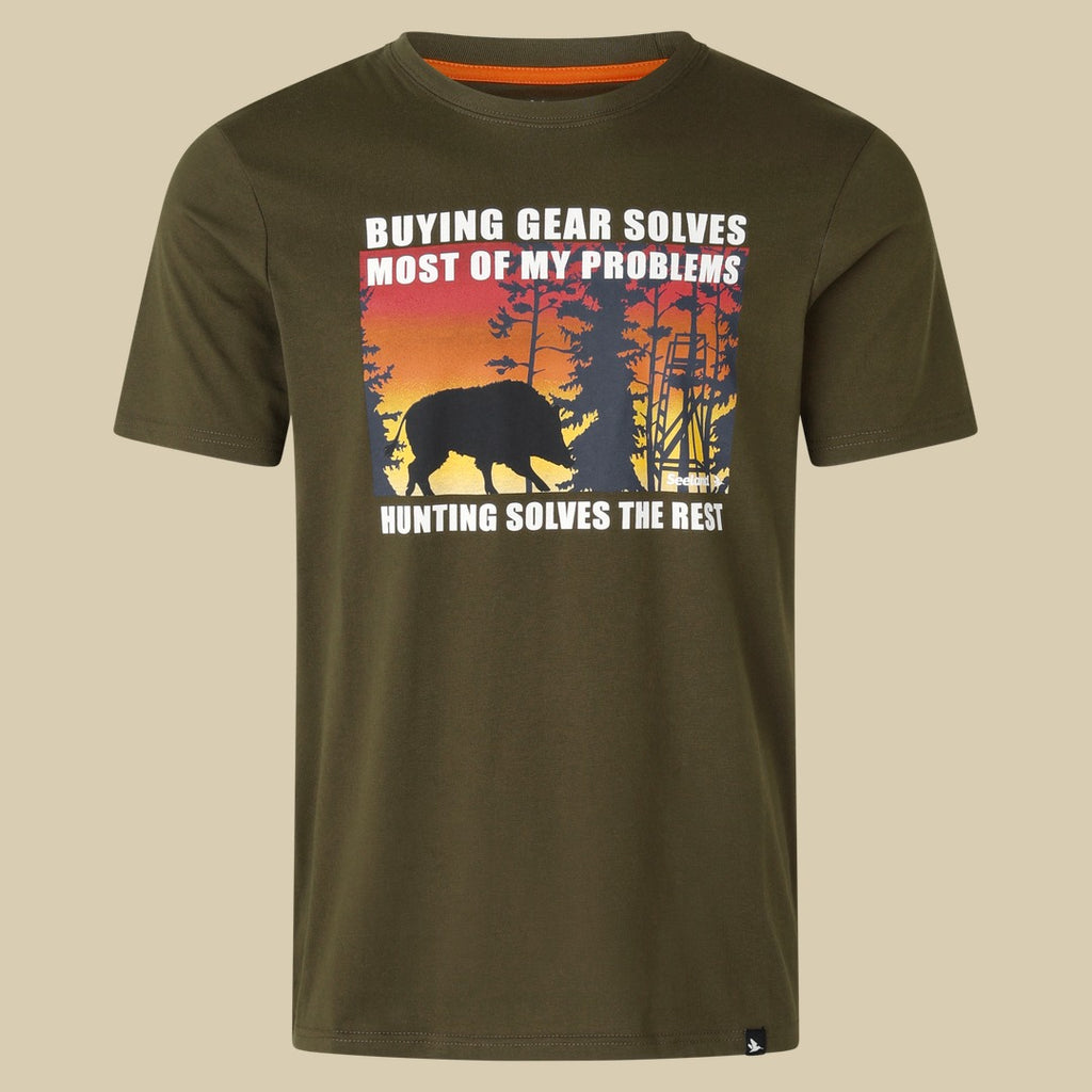 T-shirt Highseat Sunset Seeland - Light Pine