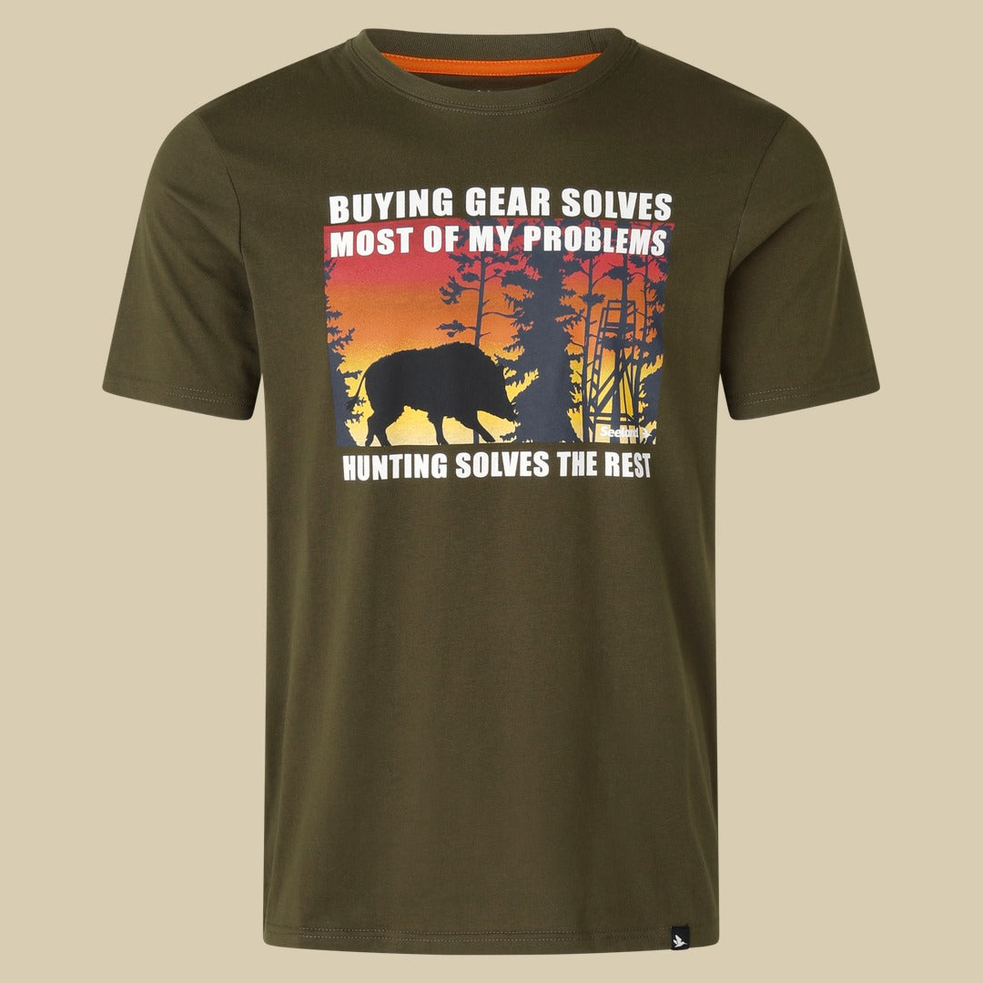 T-shirt Highseat Sunset Seeland - Light Pine