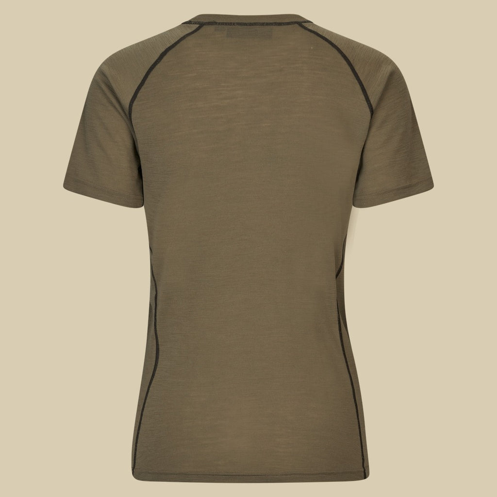 T-shirt Apex Aia en mérinos Femme Seeland - Covert Green