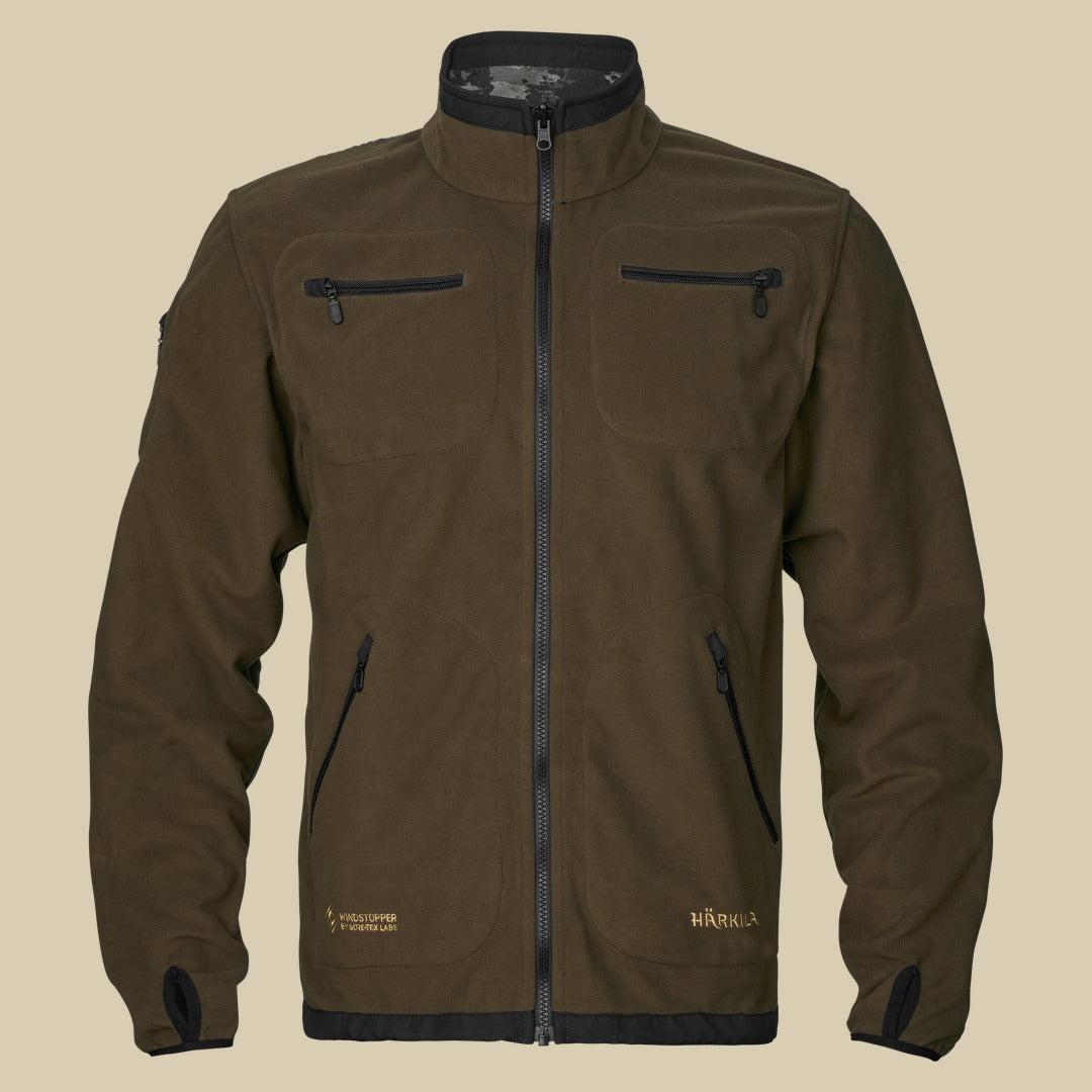 Veste polaire Kamko NOCTYX WSP réversible Härkila - AXIS MSP®Black/Willow green