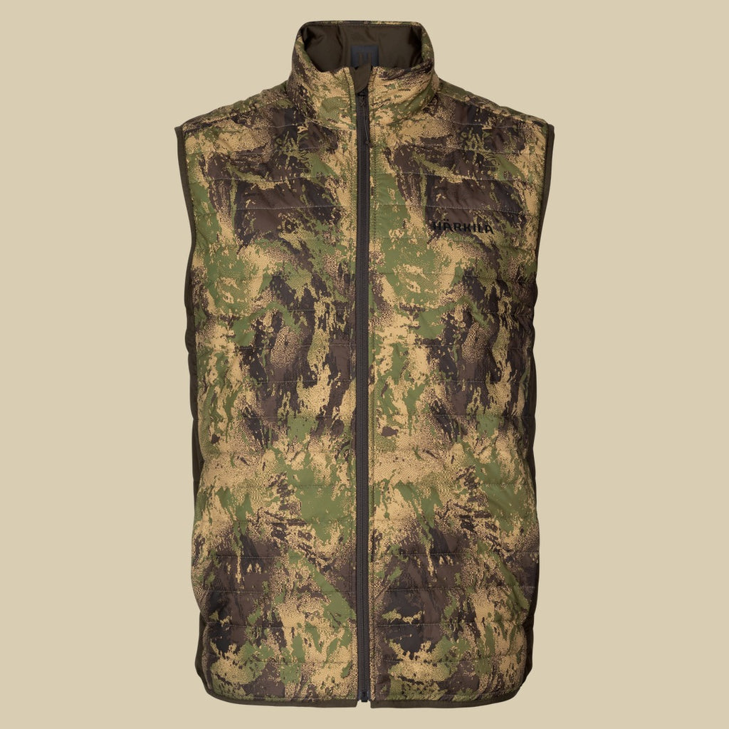 Gilet Deer Stalker Camo réversible compactable Härkila - Willow green/AXIS MSP®Forest