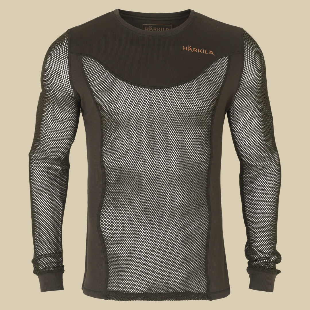 Maillot de corps Base Mesh Härkila - Shadow brown