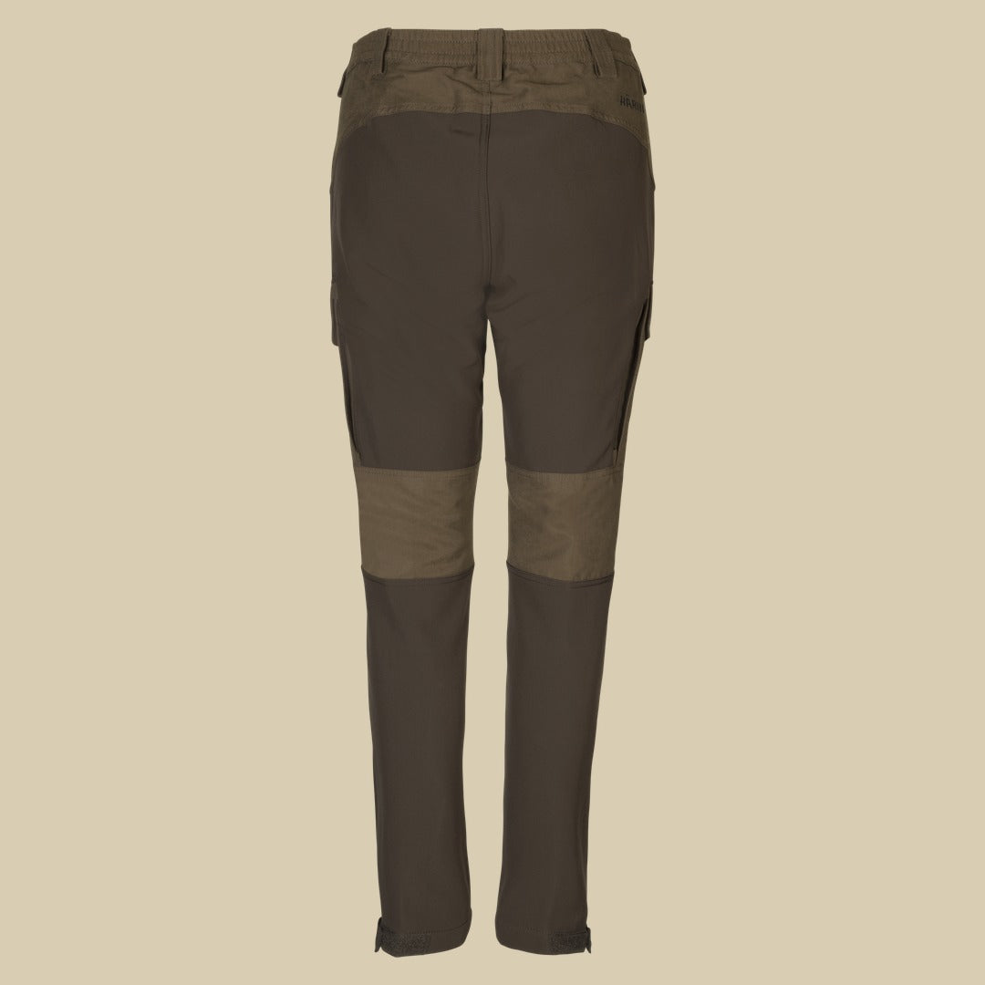 Pantalon Scandinavian Femme Härkila - Willow green/Deep brown