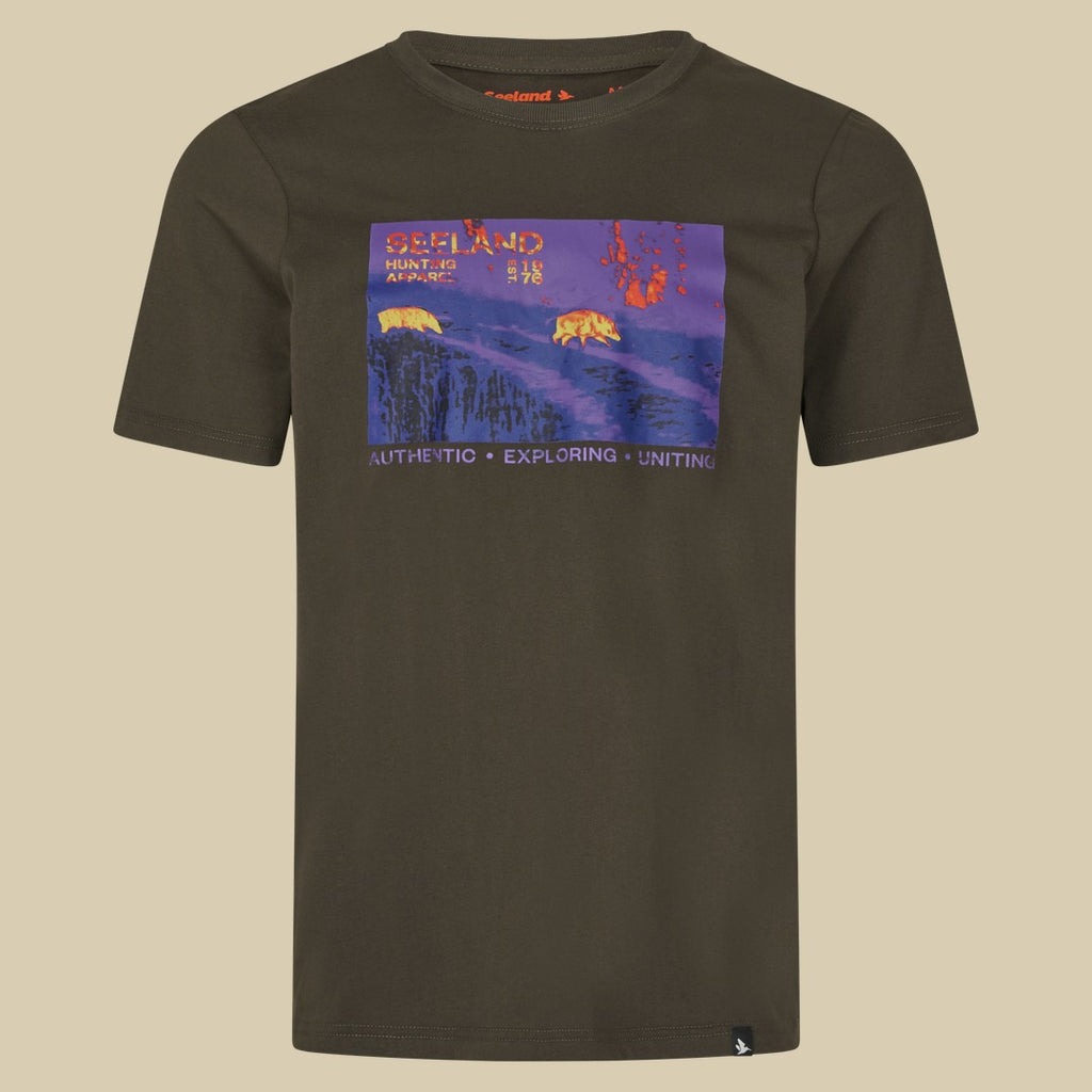 T-shirt Thermal Seeland - Pine green