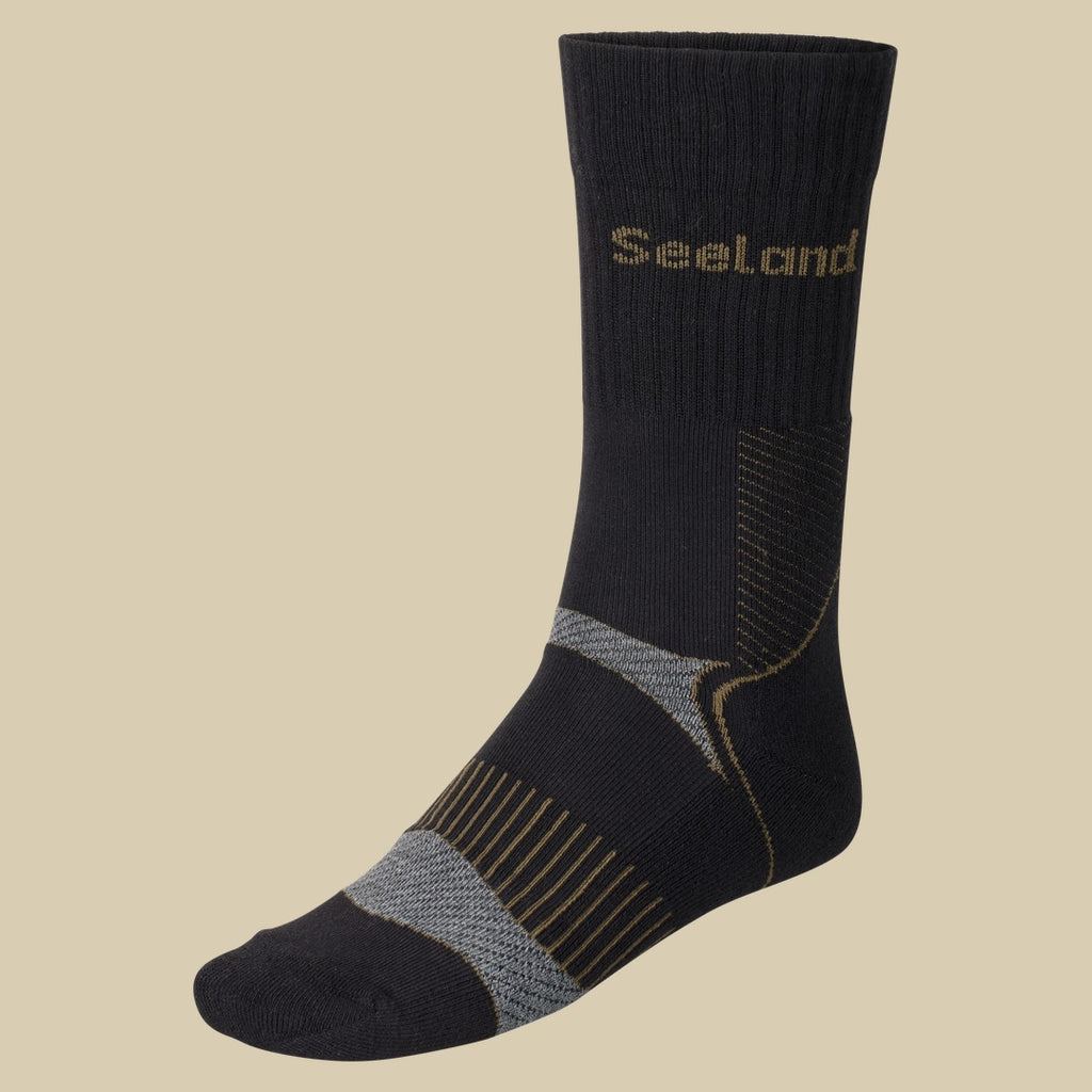 Chaussettes Field Coolmax (lot de 2) Seeland - Black/Dark Grey