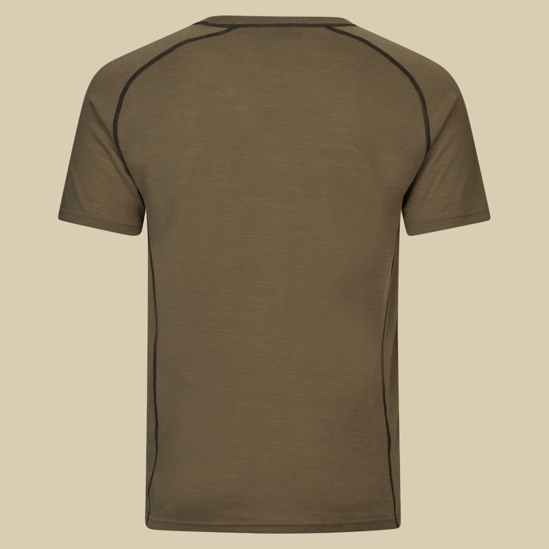 T-shirt Apex en mérinos Seeland - Covert Green