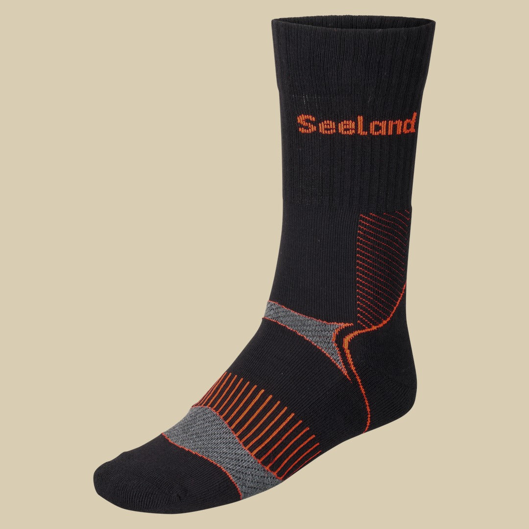 Chaussettes Field Coolmax (lot de 2) Seeland - Black/Dark Grey