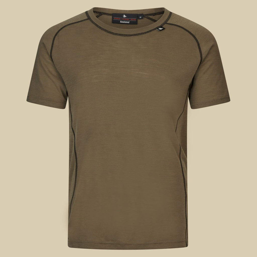 T-shirt Apex en mérinos Seeland - Covert Green