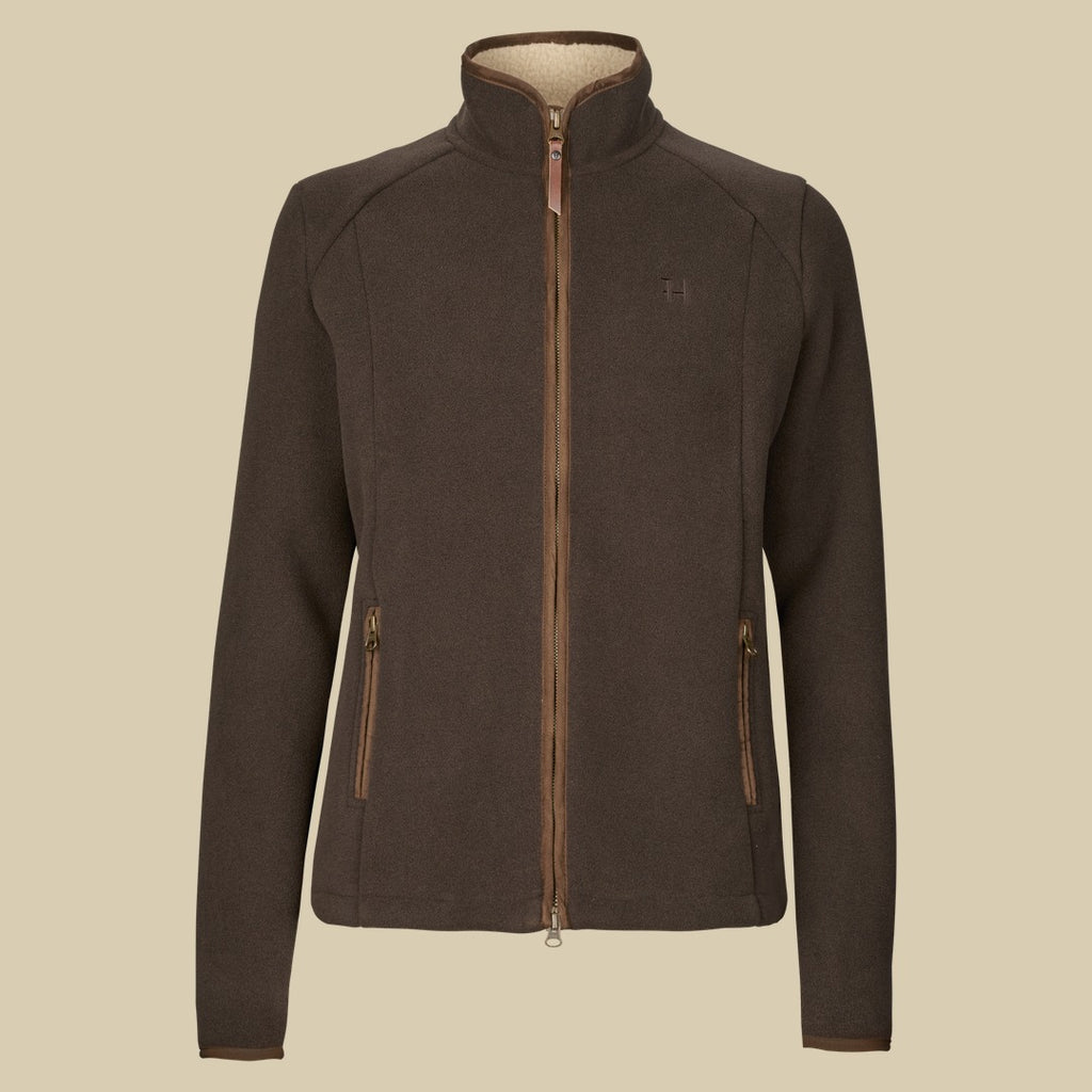 Veste polaire Sandhem Sherpa Femme Härkila - Demitasse brown