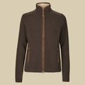 Veste polaire Sandhem Sherpa Femme Härkila - Demitasse brown
