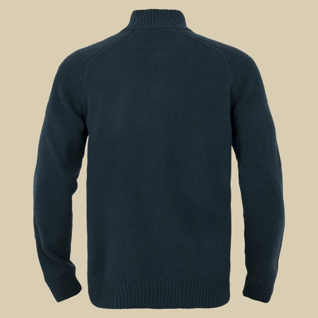 Pull demi-zip Vincent en mérinos Härkila - Dark navy