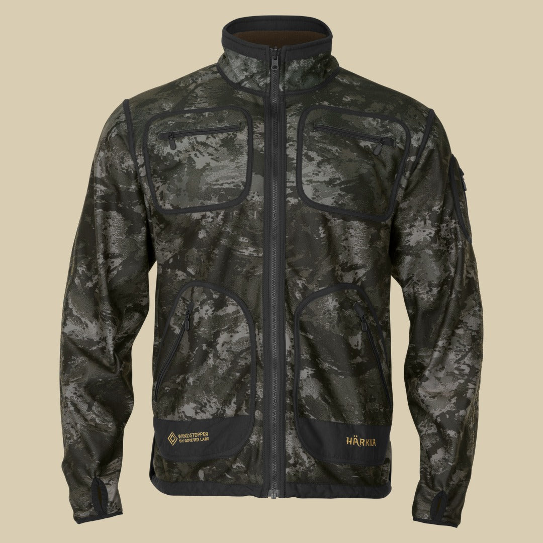 Veste polaire Kamko NOCTYX WSP réversible Härkila - AXIS MSP®Black/Willow green