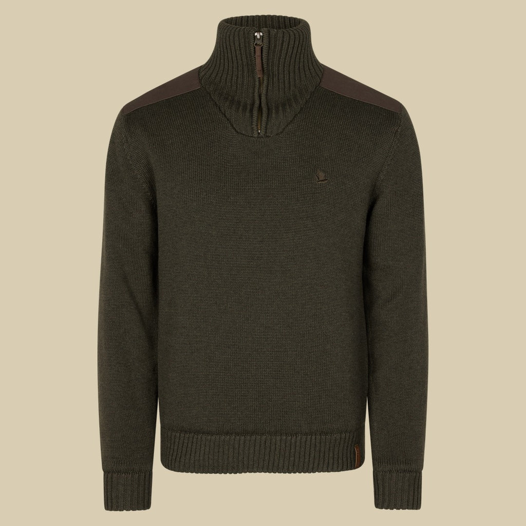 Pull coupe-vent en maille Haze Seeland - Grizzly Brown