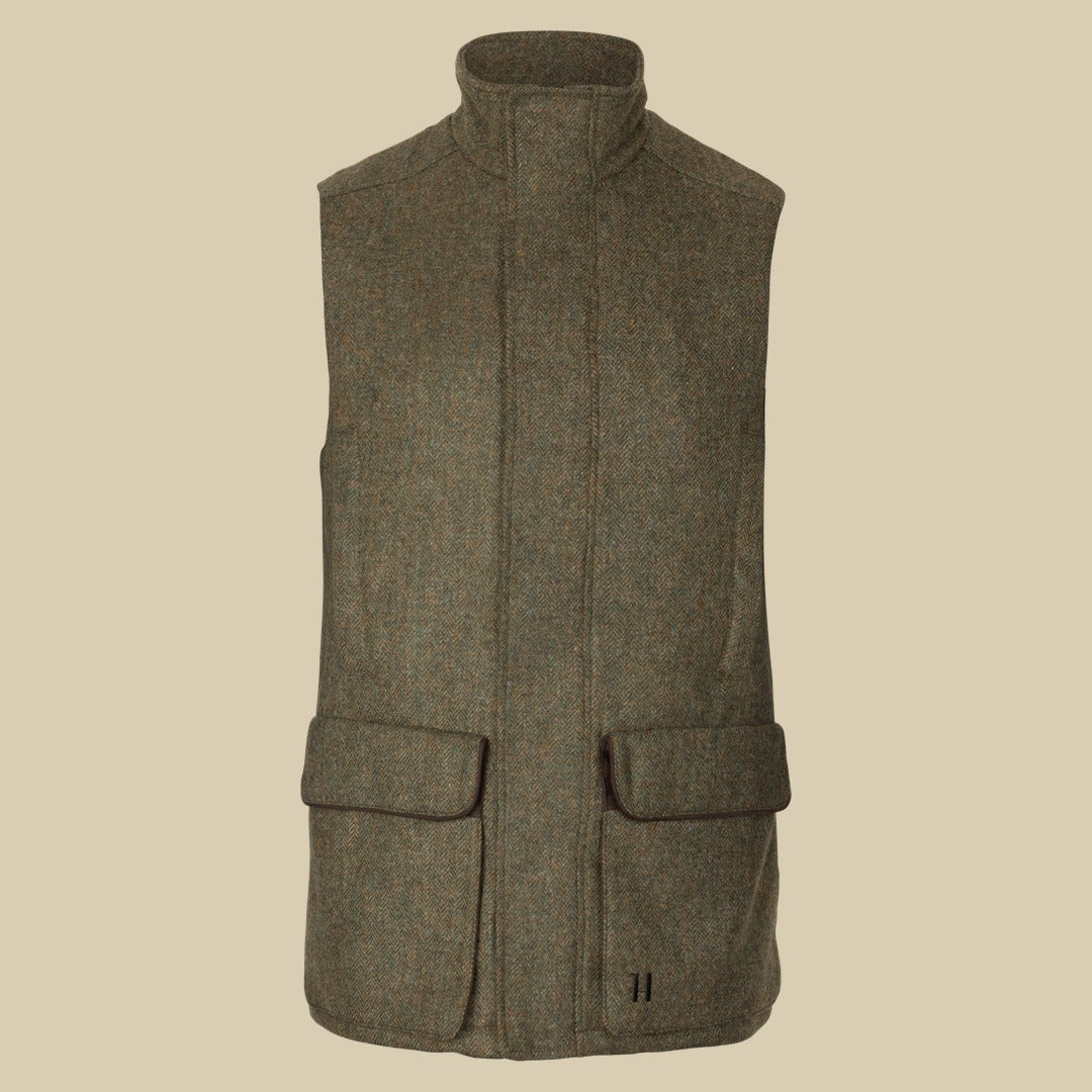 Gilet Kenmore Härkila - Forest green/Herringbone