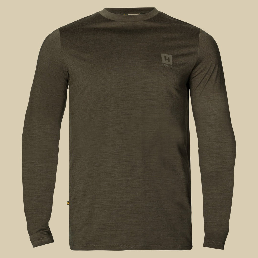 T-shirt manches longues Base All Season Härkila - Willow green