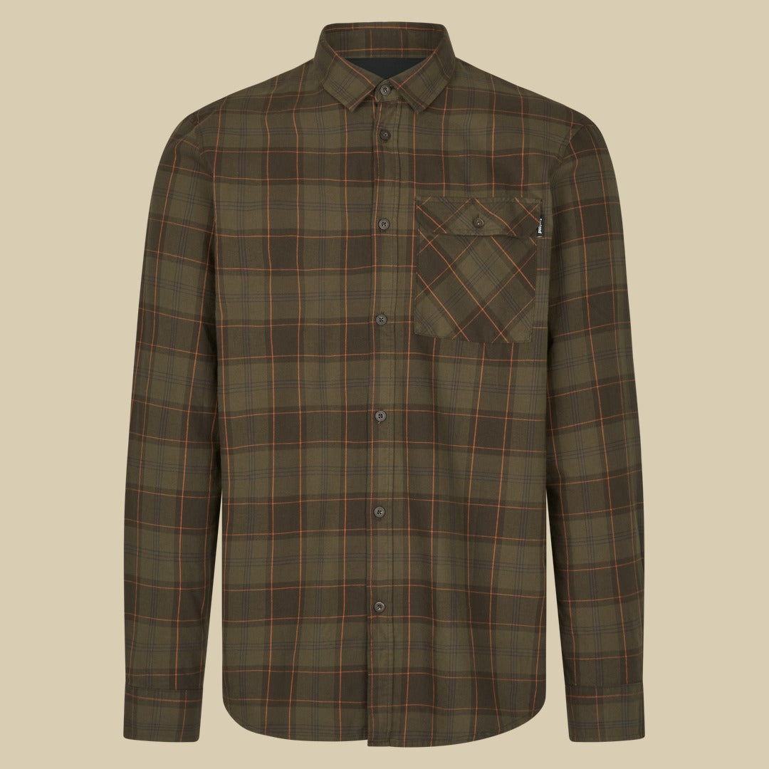 Chemise en flanelle Glen Seeland - Pine Green/Dark Navy Check
