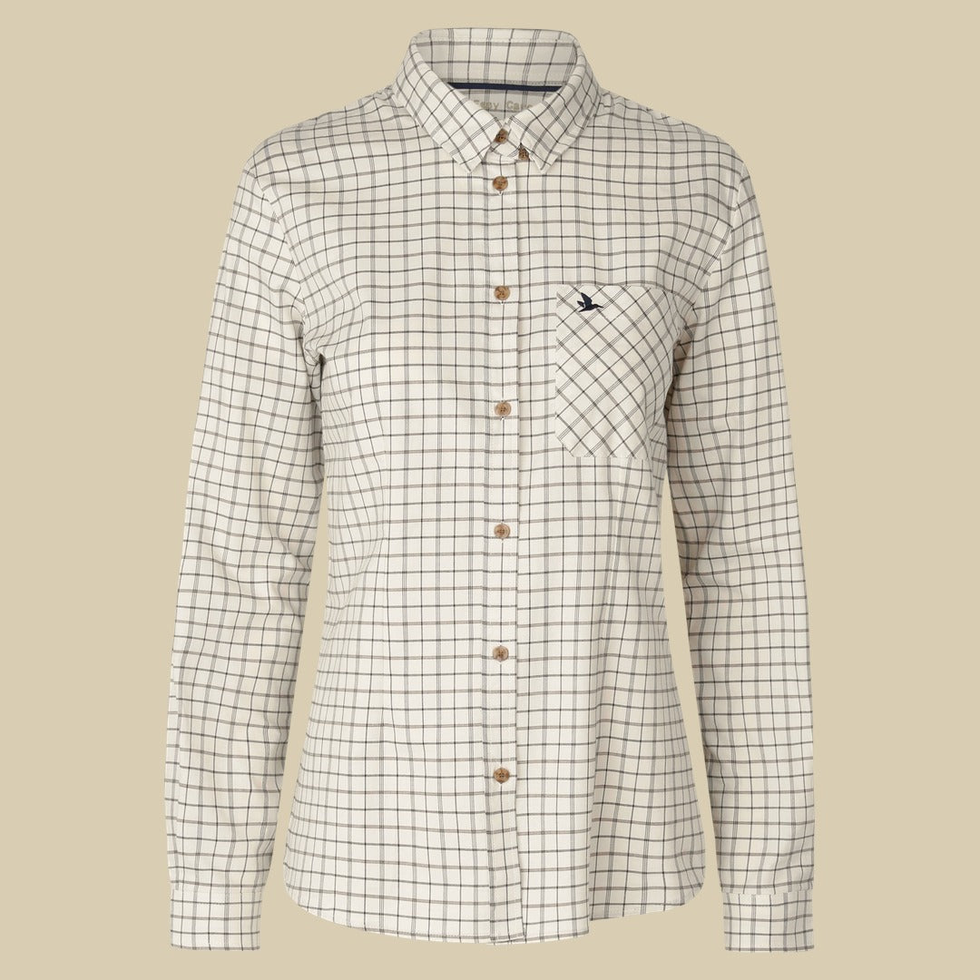 Chemise de tir Kerry Femme Seeland - Estate Blue/Pine Green Check