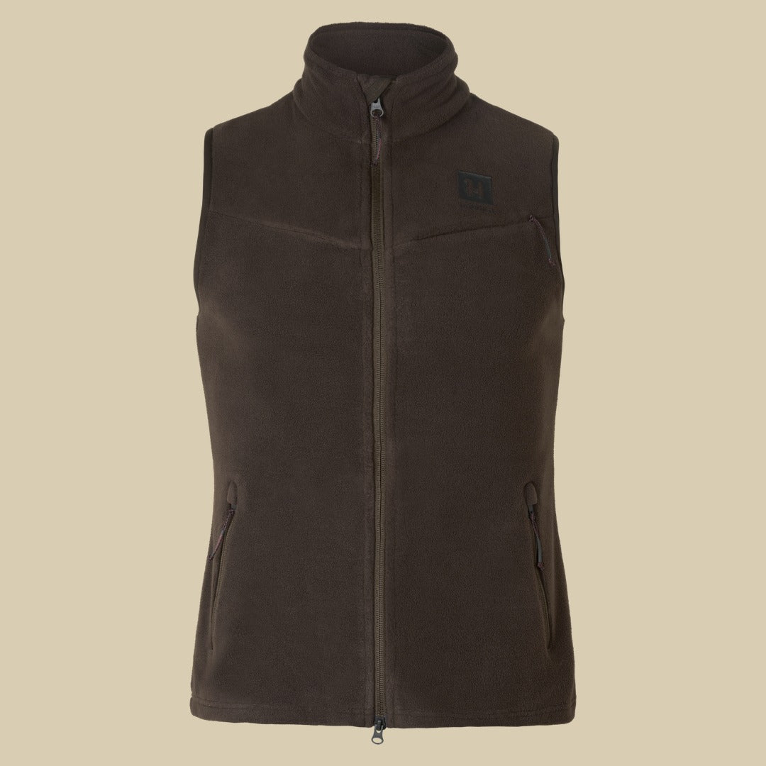 Gilet polaire Aspire Femme Härkila - Shadow brown
