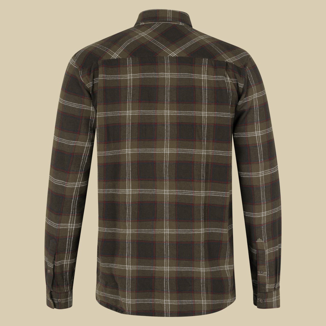 Chemise en flanelle Glen Seeland - Pine green check