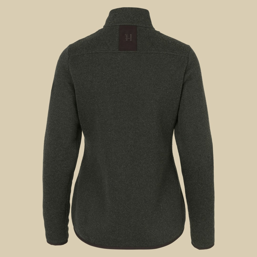 Pull zippé Metso Femme Härkila - Willow green