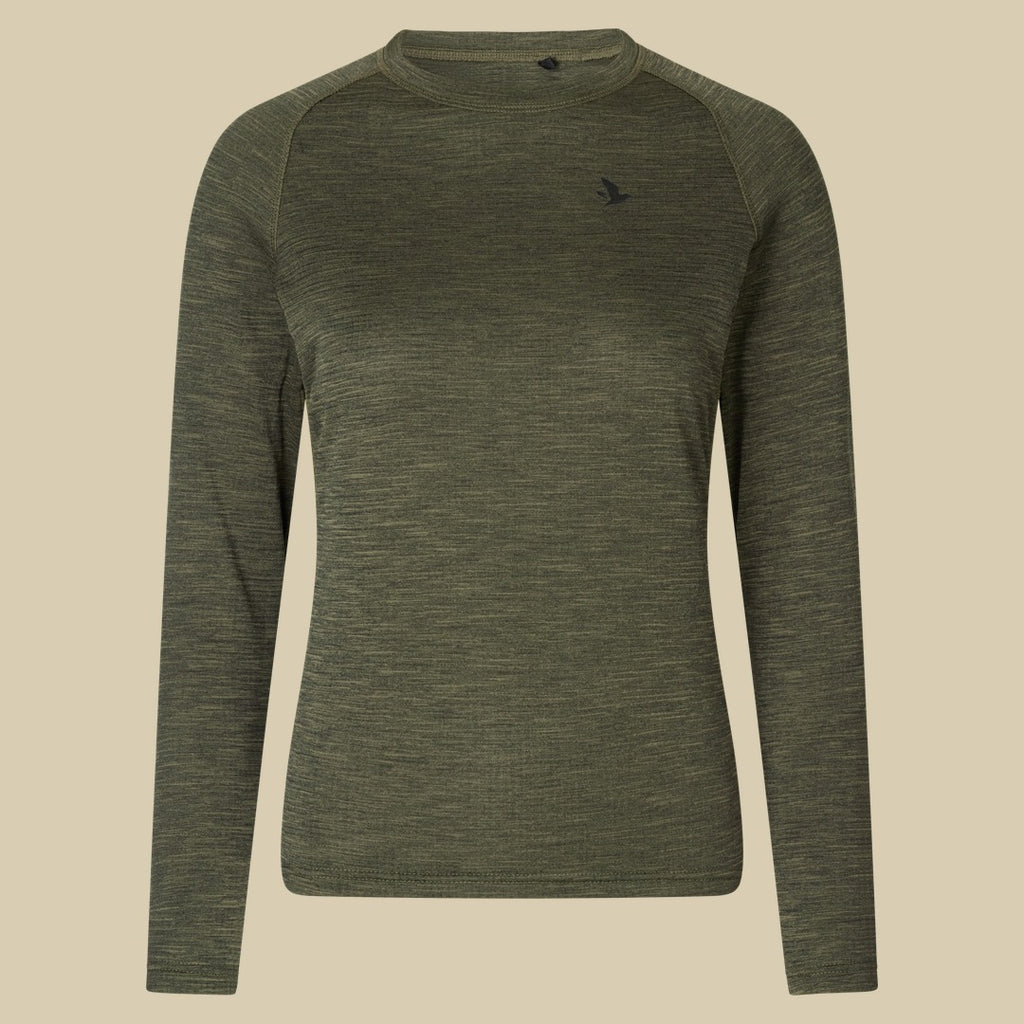 T-shirt manches longues Active Femme Seeland - Pine green