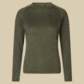 T-shirt manches longues Active Femme Seeland - Pine green