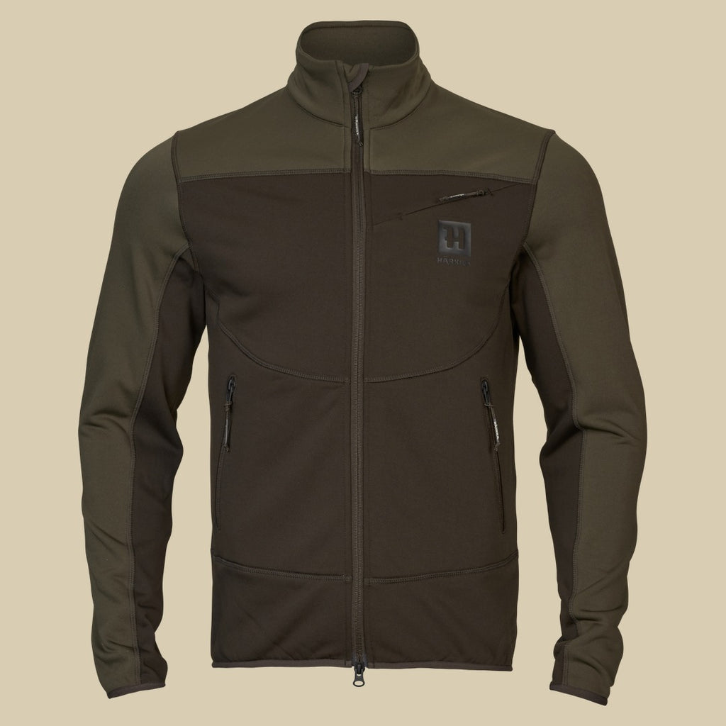 Veste polaire Olaf Härkila - Shadow Brown/Forest night