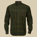 Chemise velours à carreaux Kaldfjord Härkila - Willow green check