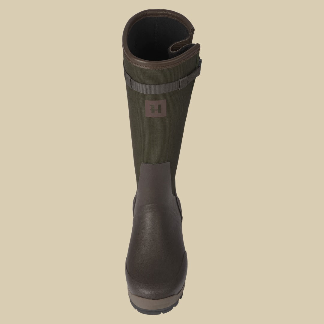 Bottes Forester Textile en caoutchouc Härkila - Willow green/Deep brown