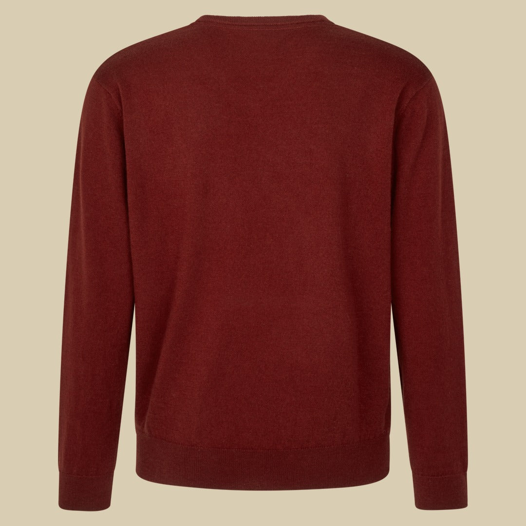 Pull col V Pine Seeland - Merlot