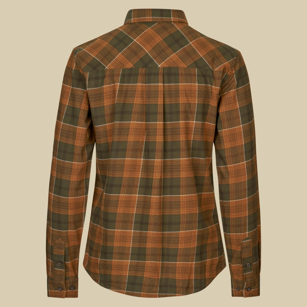Chemise en flanelle Skye Femme Seeland - Grizzly Brown/Terracotta Check