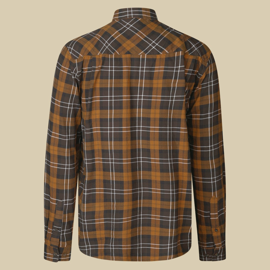 Chemise en flanelle Glen Seeland - Dark Brown/Camel Check