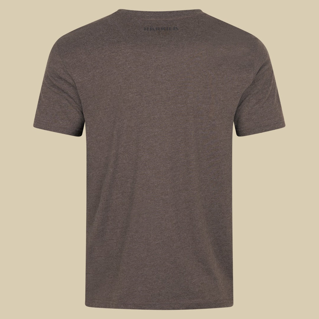 T-shirt Identity Härkila - Brown melange