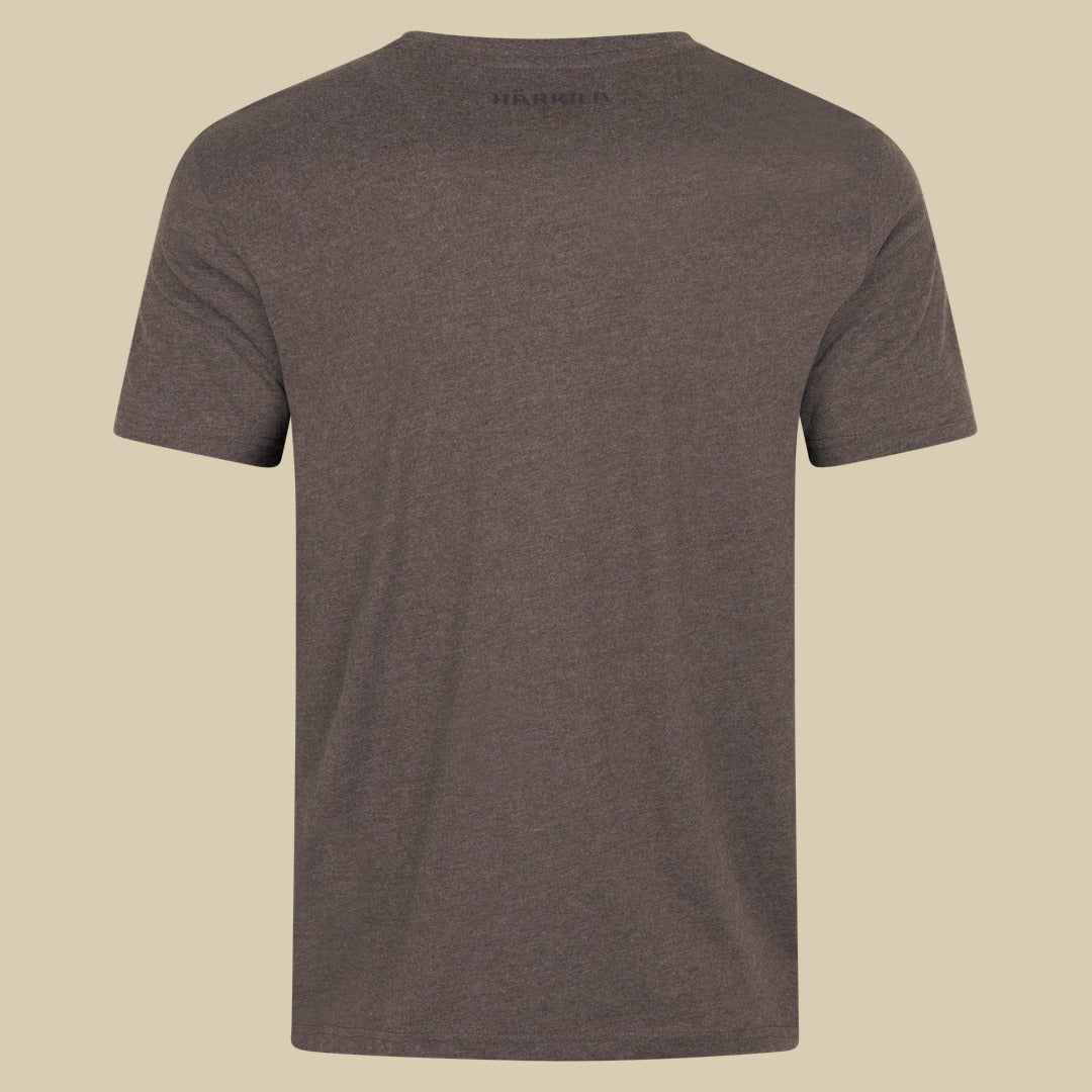 T-shirt Identity Härkila - Brown melange