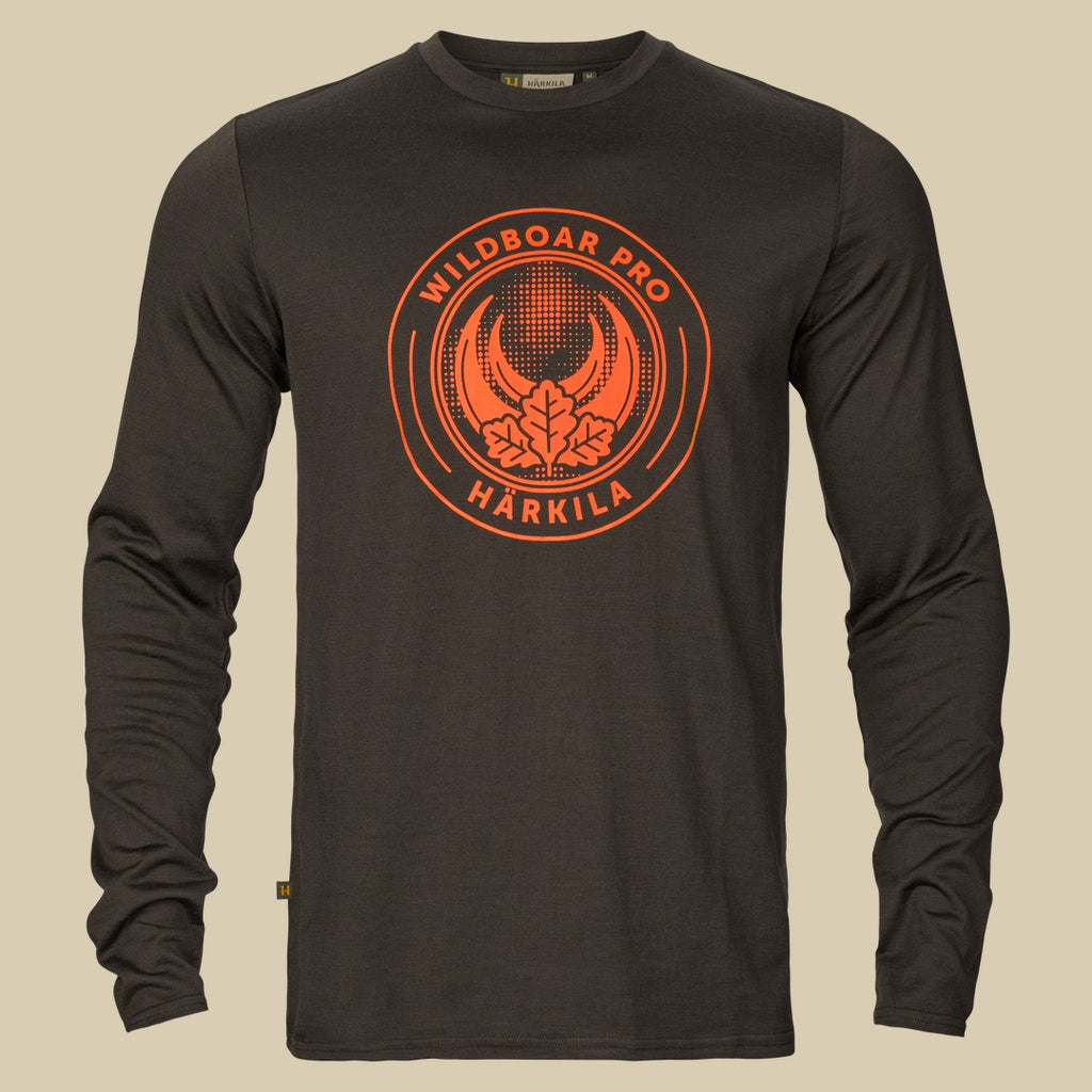 T-shirt manches longues Game Härkila - Shadow brown wildboar