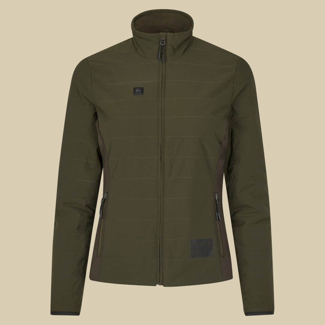 Veste chauffante Celsius Aia Heat Femme Seeland - Pine green