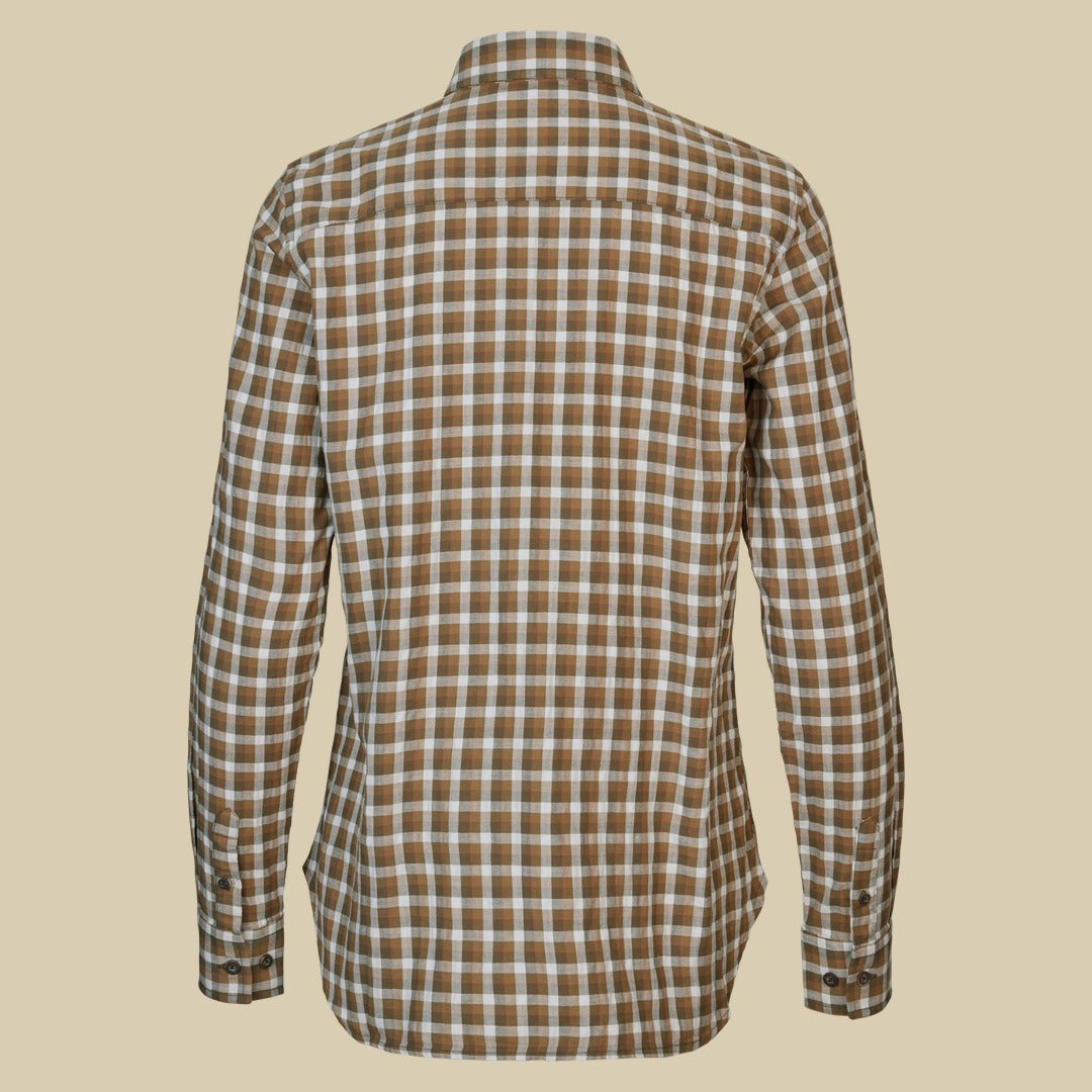 Chemise Fjell Femme Härkila - Dark olive check