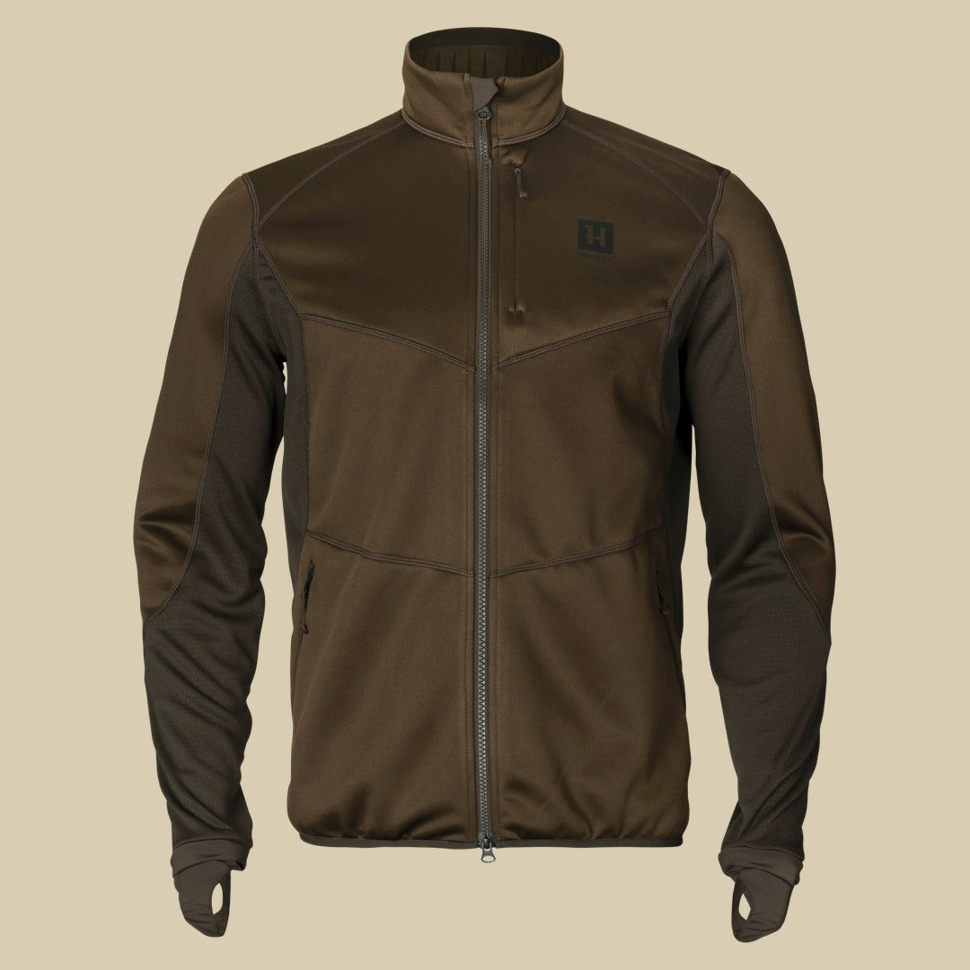Veste polaire Scandinavian Härkila - Willow green/Deep brown