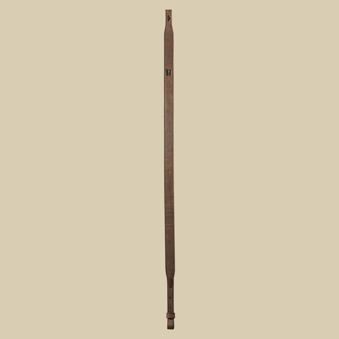 Bretelle pour fusil en cuir Härkila - Dark brown