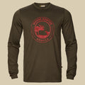 T-shirt manches longues Game Härkila - Willow green moose