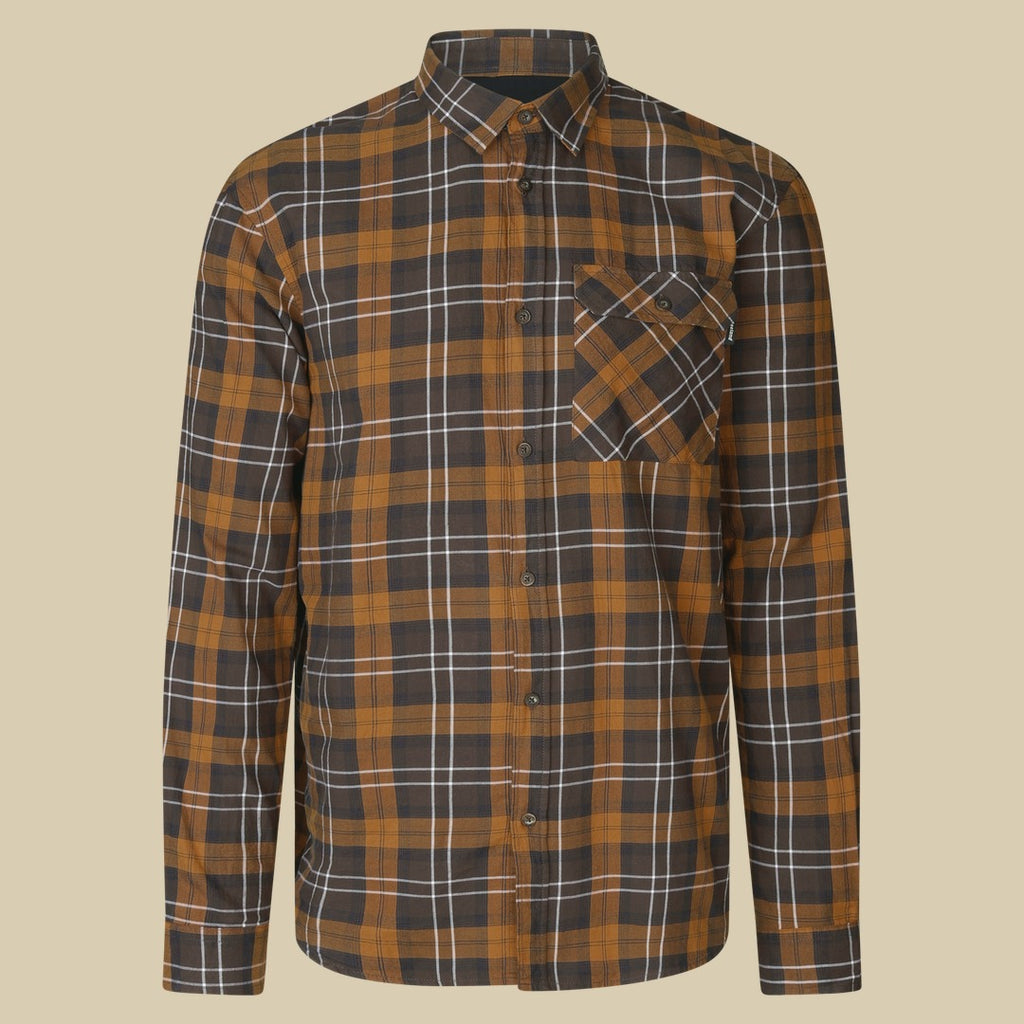 Chemise en flanelle Glen Seeland - Dark Brown/Camel Check