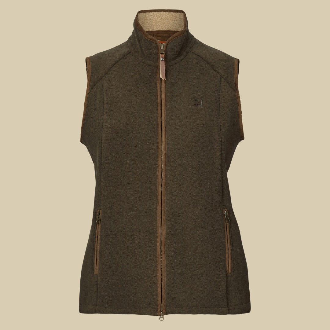 Gilet polaire Sandhem Sherpa Femme Härkila - Willow green