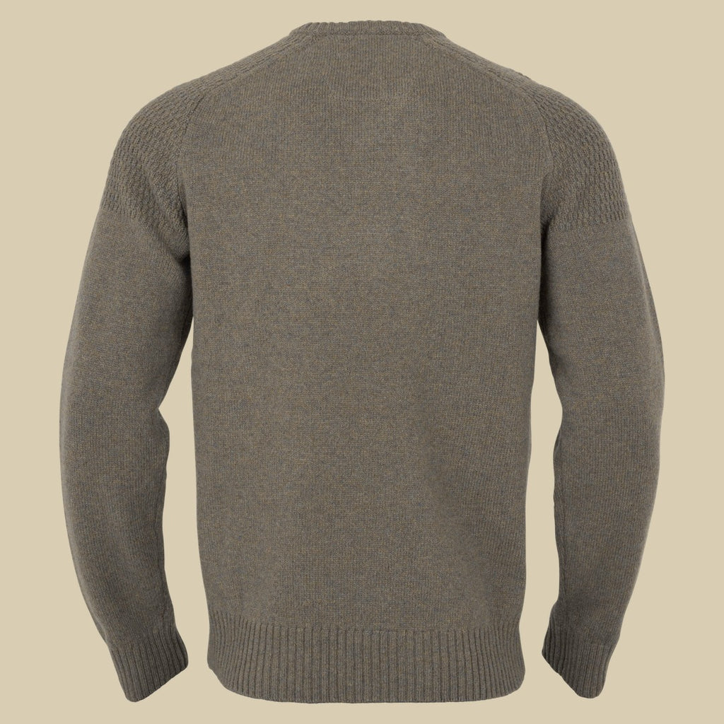 Pull col V Vincent en mérinos Härkila - Dark sand