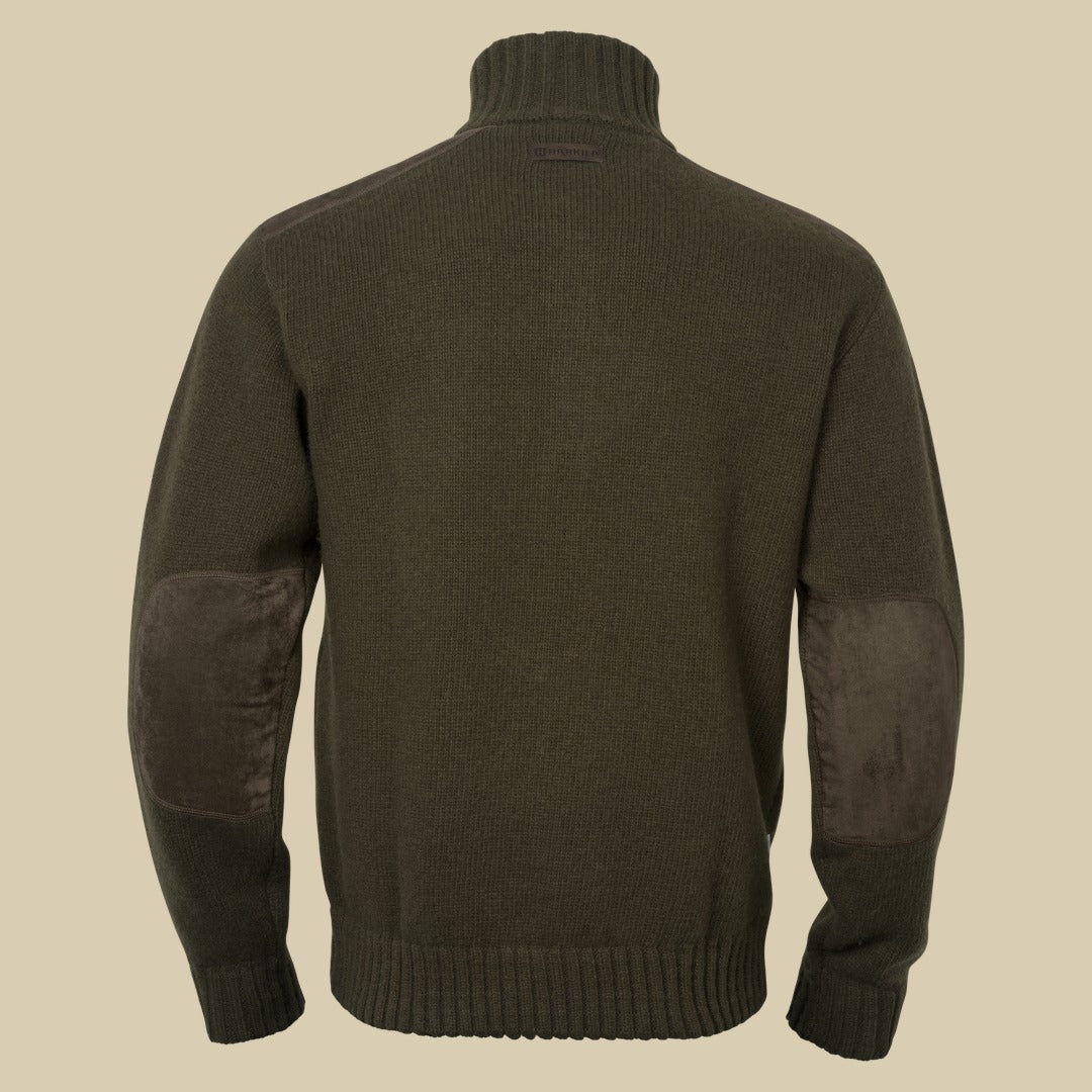 Pull demi-zip en maille Annaboda WSP Härkila - Willow green