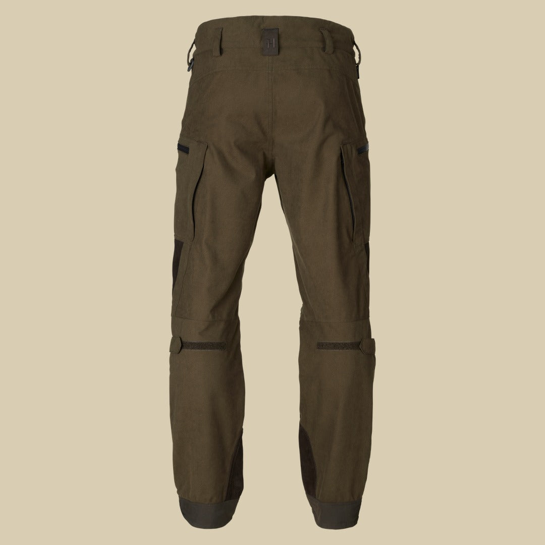 Pantalon Driven Hunt HWS Leather Härkila - Willow green/Shadow brown