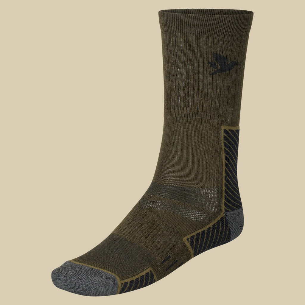 Chaussettes Field Merino (lot de 2) Seeland - Pine Green/Military Olive